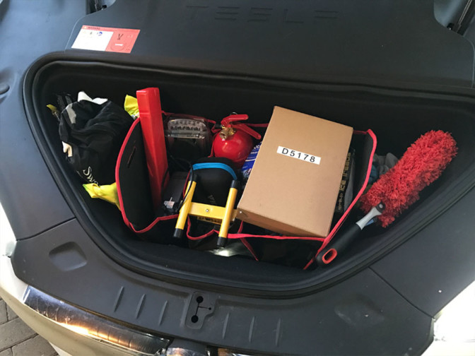 tesla roadside safety kit