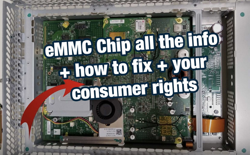 CASE CLOSED eMMC chip failure, what is it? should I be worried? what can I do? Tesla Owners UK